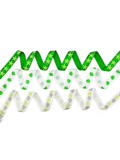 Набор репсовых лент Зеленое ассорти 15мм*3м 3шт