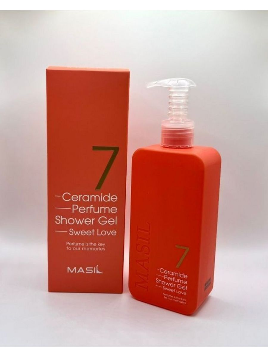Sweet shower. Allmasil 7 Ceramide Perfume Shower Gel_Sweet Love Stick Pouch, 8мл*20шт.. Сладкая геля.