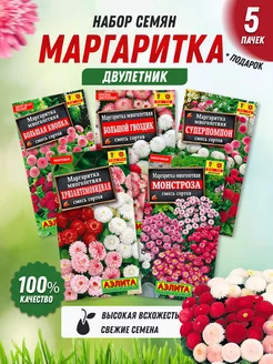 Семена маргаритки двулетник 5 шт