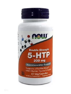 НАУ 5-HTP (5-гидрокситриптофан) 200 mg, 60 капсул