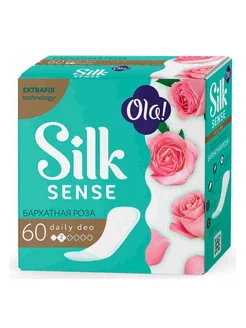 SILK SENSE Daily Deo 60шт Бархатная роза