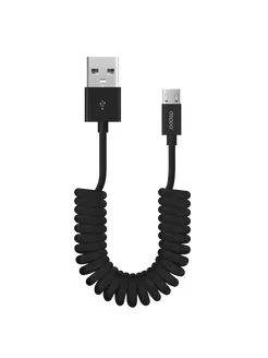 Кабель для смартфона USB-microUSB витой, 2А, 1.5м