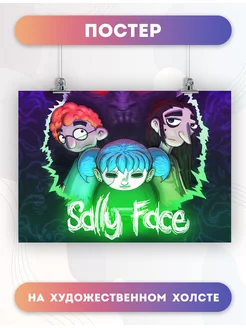 Постер Салли Фейс Sally Face игра (15) 30х40 см