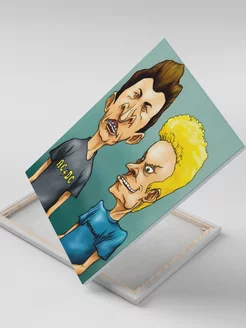 Картина на холсте Beavis and Butt-Head Бивис и Батхед MTV