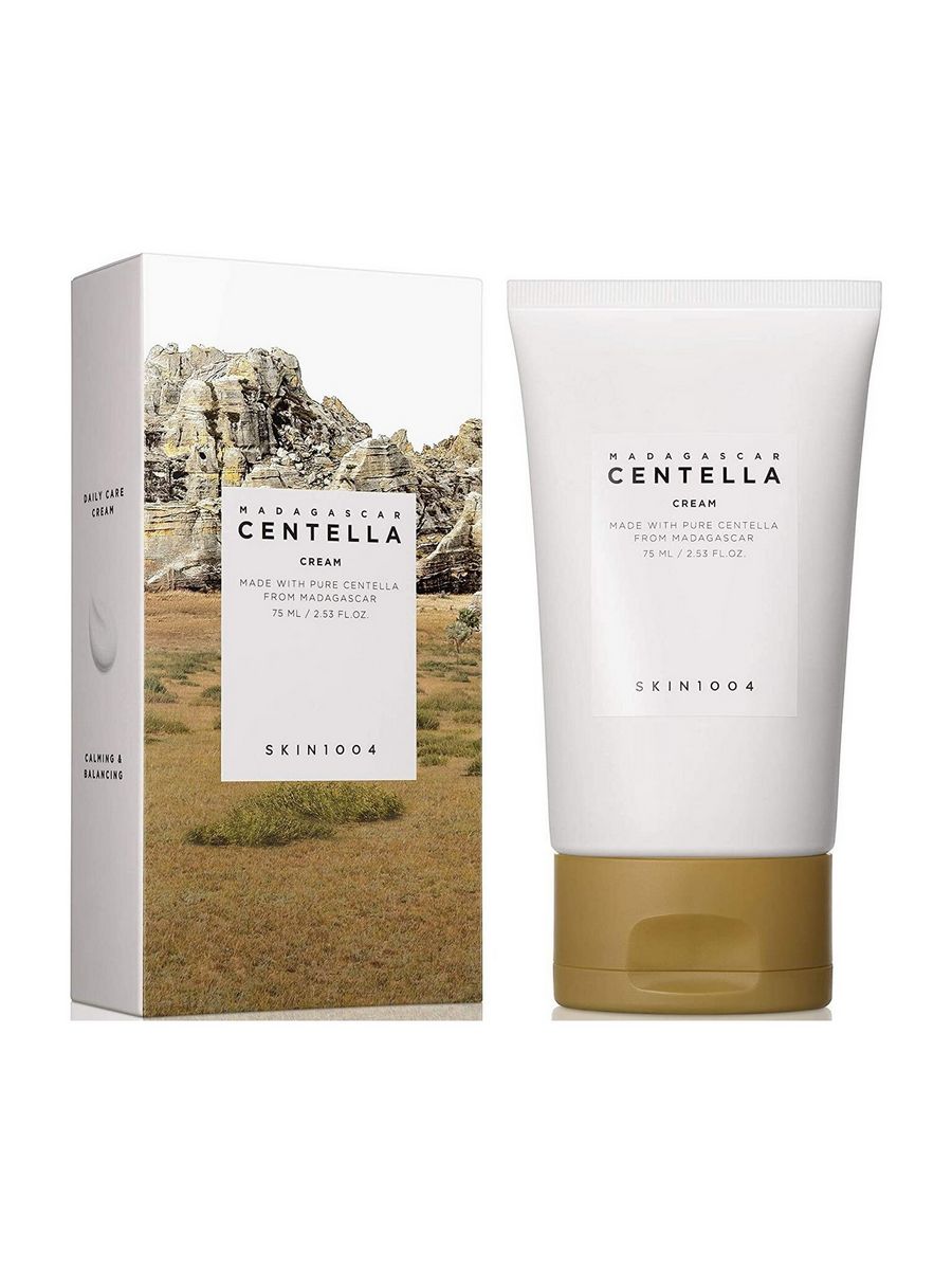 Centella крем для лица skin1004. Крем с центеллой Skin 1004. Skin1004 Madagascar Centella Soothing Cream 75ml. Madagascar Centella крем. Крем skin1004 питательный с центеллой Madagascar Centella Cream, 75 мл.