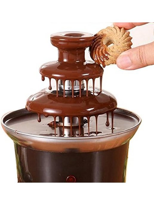 Шоколадный фонтан фондю Chocolate Fondue Fountain Mini