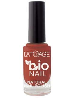 Лак для ногтей BIO NAIL тон 811 коричнево - красный