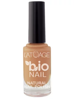 Лак для ногтей BIO NAIL тон 806 коричнево - бежевый