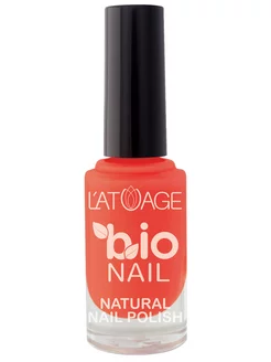 Лак для ногтей BIO NAIL тон 807 красно - коралловый