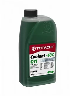 Жидкость охлаждающая NIRO COOLANT Green -40C G11 1кг