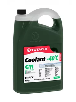 Жидкость охлаждающая NIRO COOLANT Green -40C G11 5кг