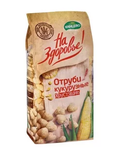 Отруби кукурузные хрустящие 175гр*4 уп