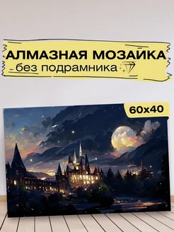 Алмазная мозаика без подрамника 40х60 см Ночной город