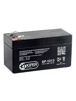 Аккумуляторная батарея Kiper GP-1213 F1 12V 1.3Ah