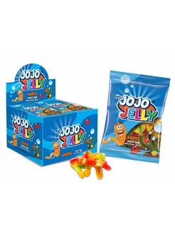 JOJO JELLY Червячки жевательный мармелад, 24 шт