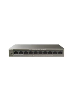 Коммутатор TEF1110P-8-63W неуправляемый 10 портовый PoE