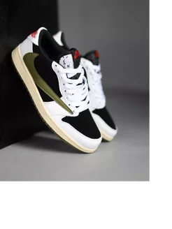 Кроссовки Air Jordan travis Scott olive