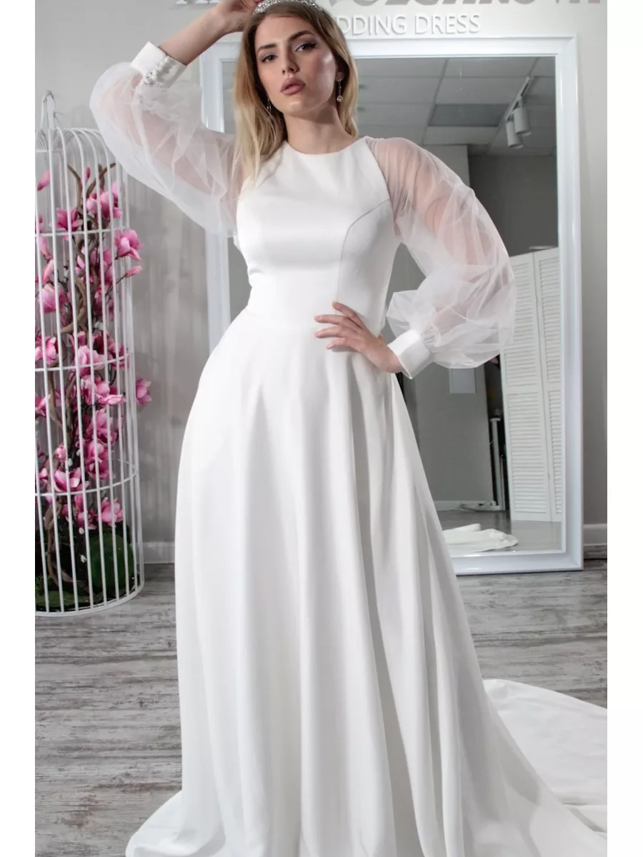 Свадебное платье Нет 176643200 купить за 18 072 ₽ в интернет-магазине Wildberries
