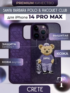 Чехол на iPhone 14 Pro Max Santa Barbara CRETE Фиолетовый