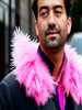 1 метр. перья на ленте розовые бренд тесьма на ленте для творчества и рукоделия продавец Продавец № 329535