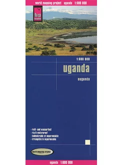 Уганда. Карта. Uganda (1 600.000)