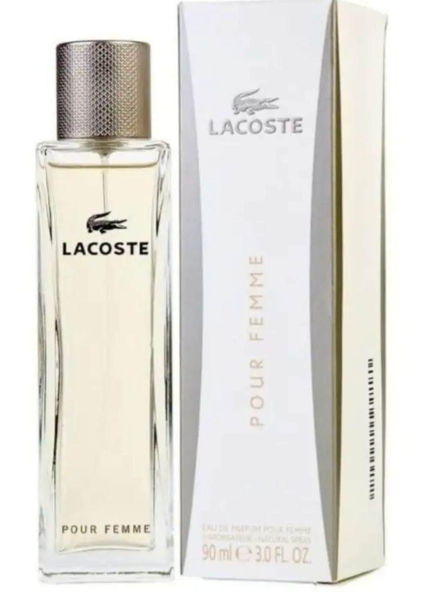 Lacoste pour femme. Lacoste pour femme 90 мл. Парфюм женский лакоста пудровые. Lacoste pour femme Eau de Parfum желтая коробка.