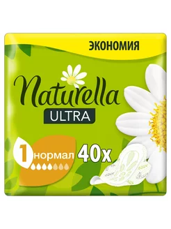 Натурелла Ультра прокладки Camomile Normal Quatro, 40шт