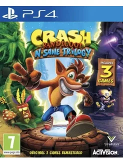 Игра Crash Bandicoot Trilogy для Sony Playstation PS4 PS5