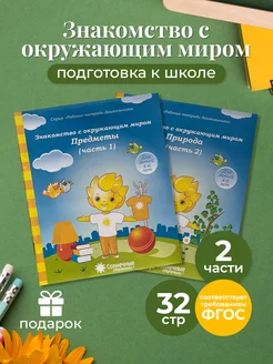 Знакомство с окружающим миром Рабочая тетрадь 4-6 лет 2 ч