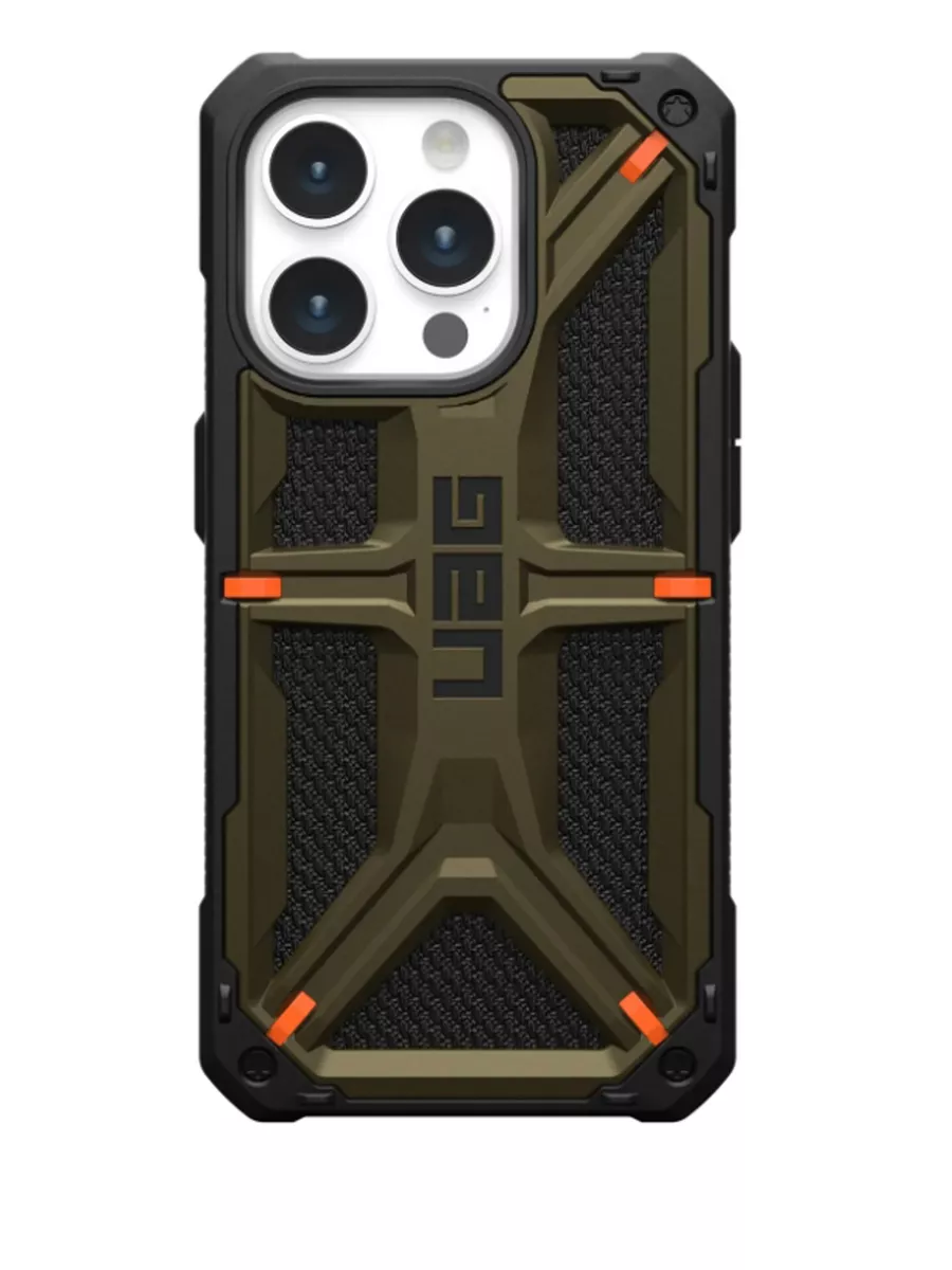 Чехол Monarch для iPhone 15 Pro MAX, (Kevlar Element Green) UAG 177663821  купить за 6 776 ₽ в интернет-магазине Wildberries