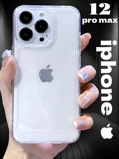 чехол на iphone 12 pro max прозрачный силиконовый