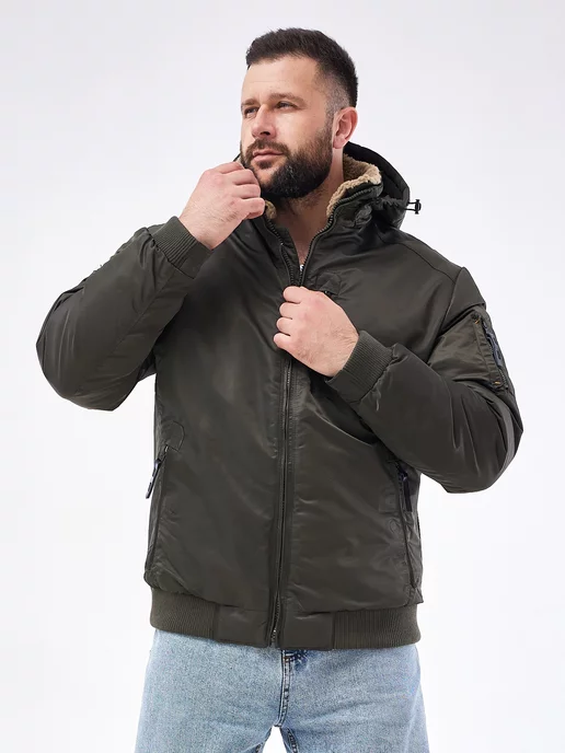 Men's Brunski Hooded Utility Jacket