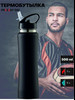 Термобутылка бутылка для воды спортивная с трубочкой черная бренд Present Day продавец Продавец № 918221