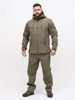 Тактический костюм softshell на флисе