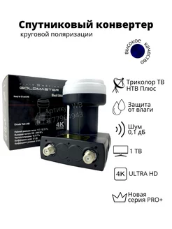 Конвертер круговой LNB twin для Триколор и НТВ+ GM 142C