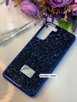 Блестящий с кристаллами чехол на Samsung S21FE Swarovski