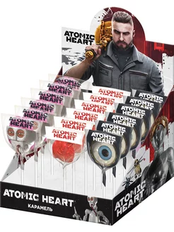 Atomic Heart Карамель Глаз, Мозг, Сердце, 20 шт по 20г