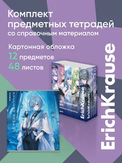 Комплект предметных тетрадей Manga, 48 листов, 12 шт