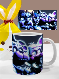 кружка Аниматроники fnaf sister location Фредди ФНАФ