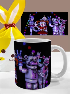 кружка Аниматроники fnaf sister location Фредди ФНАФ