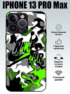 Чехол на iphone 13 pro max силиконовый с принтом Nike Air