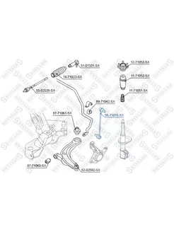 Стойка стабилизатора передняя МАЗДА 5671010SX