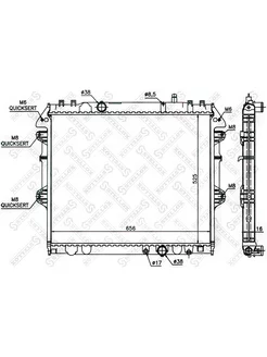 Радиатор охлаждения основной (для авто с МКПП) ТОЙОТА