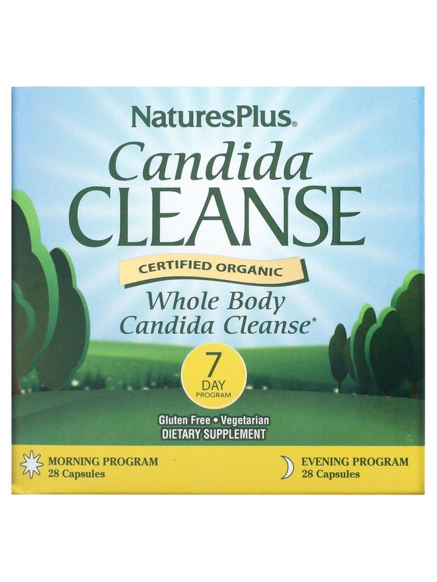 Candida купить. Natures Plus Candida Cleanse 7 Day program (56 caps).