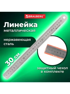 Линейка металлическая 30 см