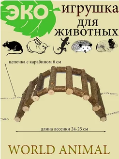 Лесенка для грызунов и птиц в клетку