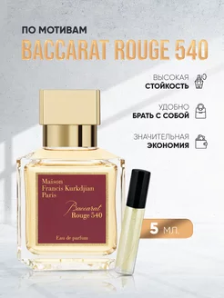 Духи с амбровым ароматом Baccarat rouge 540