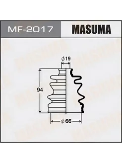 Пыльник ШРУСа переднего наружнего MF2017