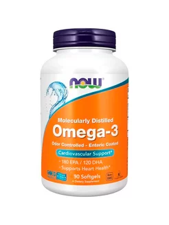 Омега 3 Cardiovascular Support 180 EPA 120 DHA 90 капсул