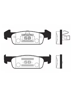 Колодки тормозные дисковые SP1786 RENAULT